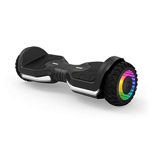 Jetson Flash Self Balancing Hoverboard with Built In Bluetooth Speaker | Includes All Terrain Tires, Reach Speeds up to 10 MPH | Range of Up to 12 Miles, Ages 13+, JFLASH-BB, Black