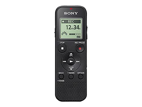 Sony ICD-PX370 Mono Digital Voice Recorder with Built-In USB Voice Recorder,black