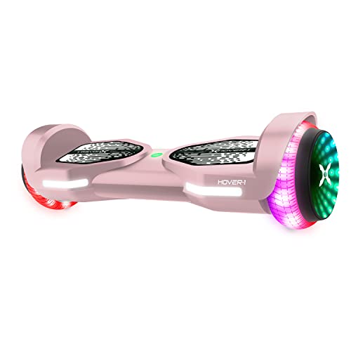 Hover-1 All-Star 2.0 Hoverboard | 7MPH Top Speed, 7MI Range, 200W Motor, Bluetooth Speaker, 5HR Recharge, 220lbs Max Weight, LED Wheels & Headlights, Blush