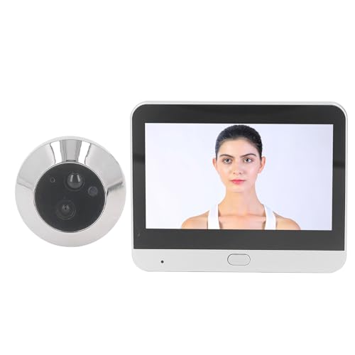 Wireless Peephole Camera 1080P, 120 Degree View NightIntercom Peephole Camera for Apartment Door, 4.3 Inch Color Monitor WiFi Motion Detection TFT Color LCD Door Viewer