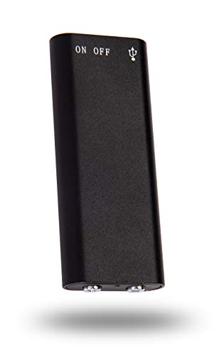 Micro Voice Recorder - Small Voice-Activated Recording Device - 8GB Memory Stores 90 Hours