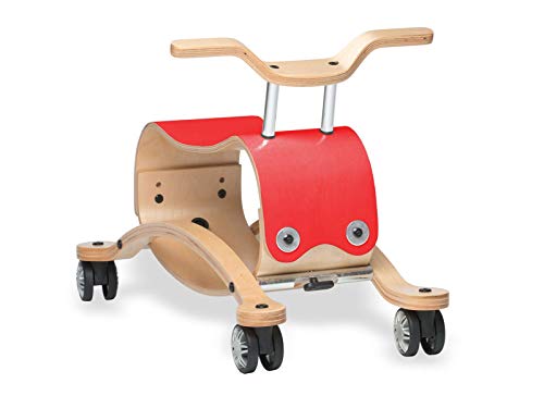 Wishbone Flip 2in1 in Red, Rock and Roll Ride On for Boys and Girls, Ages 12 months and 2 to 5 years