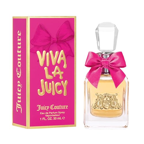 Juicy Couture Viva La Juicy Eau De Parfum, Women's Perfume with Notes of Mandarin, Gardenia & Caramel, Floral & Sweet Perfume for Women, EDP Spray, 1.0 fl. oz