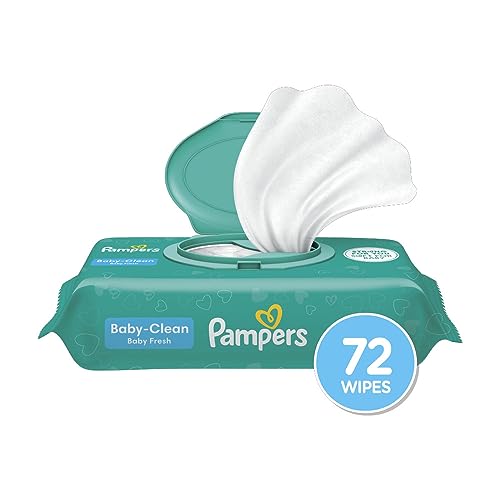 Pampers Baby Fresh Scented Baby Wipes, 72 Count