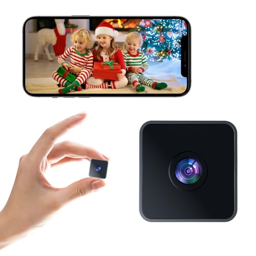 Hidden Cameras - Spy Camera - 1080P Indoor Camera - Best Mini Camera - WiFi Wireless Camera - Nanny Camera for Pet/Baby - Live Video Recorder with Night Vision and Full HD Surveillance Camerar