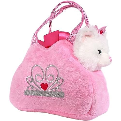 Aurora® Fashionable Fancy Pals™ Princess Kitten™ Stuffed Animal - On-The-go Companions - Stylish Accessories - Multicolor 8 Inches