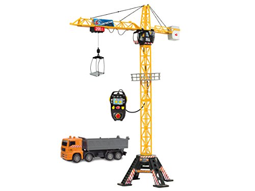 Dickie Toys 48' Mega Crane and Truck Vehicle and Playset