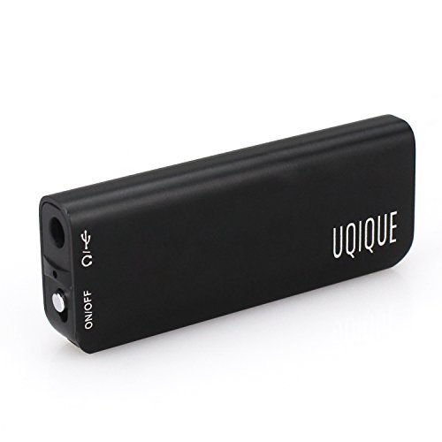Small Voice Recorder for Lectures by Uqique, USB Voice Recording Device with Playback - Fits Easily into Your Pocket for Audio and Sound Recordings
