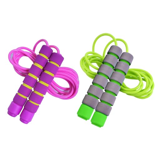 Jump Rope for Kids - Adjustable Soft Skipping Rope with Skin-Friendly Foam Handles for Kids, Boys, Girls, Children - Outdoor Fun Activity, Great Party Favor, Exercise Activity & Fitness
