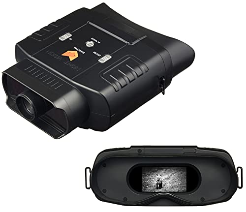 Nightfox 100V Handheld Digital Night Vision Goggles | Easy to Use Binocular, Three Button Interface | 100yd+ Range, 3X Magnification | Wildlife Watching, Surveillance, Security