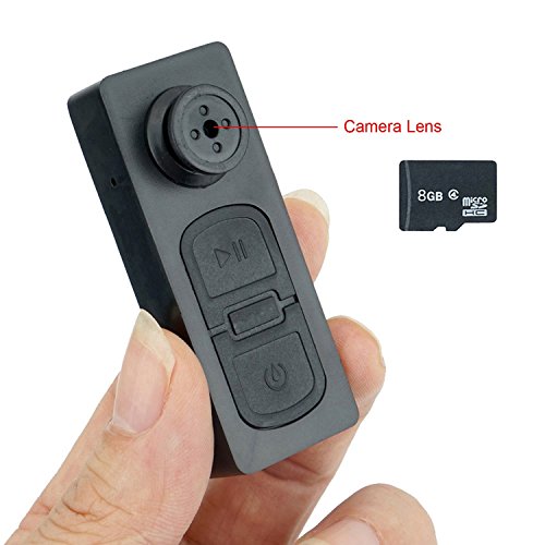 8GB Mini Pocket Button Hidden Spy Camera Video Camera Motion Detection DV Camcorder