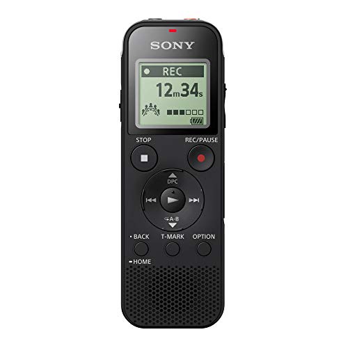Sony ICD-PX470 Stereo Digital Voice Recorder with Built-in USB Voice Recorder, Black