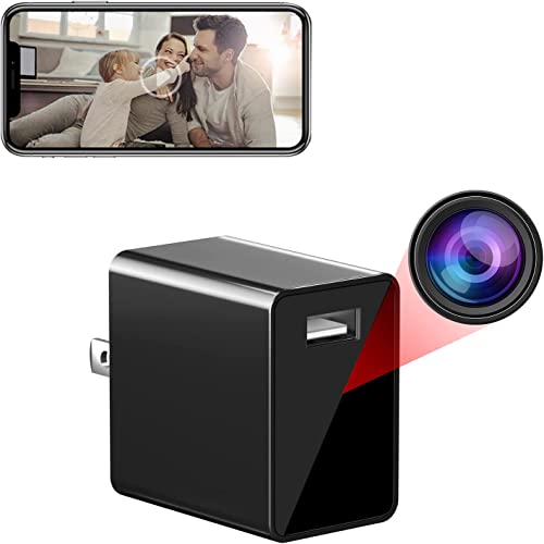 GooSpy Hidden Camera Charger - WiFi Spy Camera - Full HD 1080P - 140 Degree Wide Angle - Small Nanny Cam - USB Charger Cameras