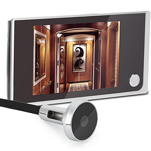 Sonew Home Video Door Eye Viewer, Security Camera Visual Door Peephole Viewer, 3.5' LCD Digital Door Eye Viewer, 120 Degree Peephole Viewer, Photo Visual Monitoring (#01 Door Viewer)