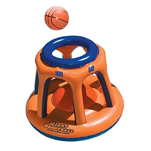 Swimline Inflatable Pool Basketball Hoop, 36-inch Tall, 48-inch Wide, UV Resistant Vinyl, Includes Basketball*