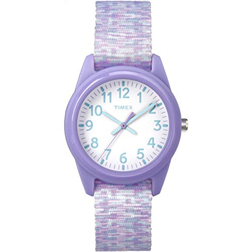 Timex Youth Kids Analog 32mm Nylon Strap |Purple| Watch TW7C12200*