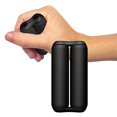 ONO Roller - Handheld Fidget Toy for Adults | Help Relieve Stress, Anxiety, Tension | Promotes Focus, Clarity | Compact, Portable Design (Junior Size/ABS Plastic, Black)