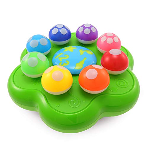 BEST LEARNING Mushroom Garden - Interactive Educational Light-Up Toddler Toys for 1 to 3 Years Old Infants & Toddlers - Colors, Numbers, Games & Music for Kids - Ideal Baby Toddler Toy Gifts
