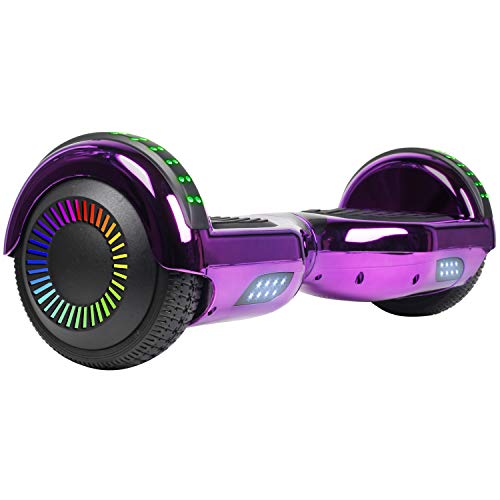 EPCTEK 8.5 inch All Terrain Off Road Hoverboard, Hover Board with Bluetooth Speakers and LED Lights, UL2272 Certified Self Balancing Scooter for Kids Adults*