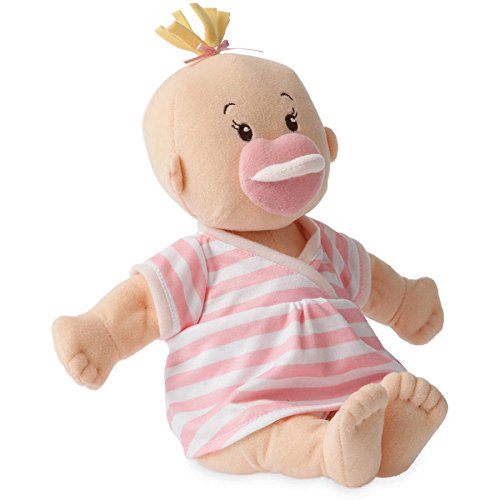 Manhattan Toy Baby Stella Soft First Baby Doll for Ages 1 Year and Up, 15', Peach