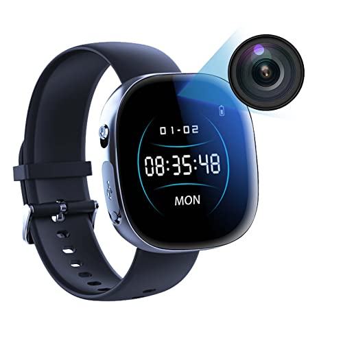 32GB Hidden Camera Watch with Time Display, Spy Camera with HD1080P, Spy Camera Hidden Camera with Playback , Nanny Cam with HD screen. One-click to record, One-click to photo.One -click black screen