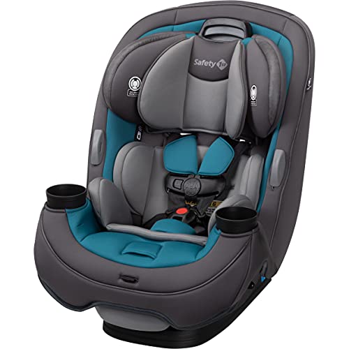 Safety 1st Grow and Go All-in-One Convertible Car Seat, Rear-facing 5-40 pounds, Forward-facing 22-65 pounds, and Belt-positioning booster 40-100 pounds, Blue Coral