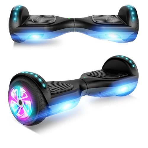 LIEAGLE Hoverboard, 6.5' Self Balancing Scooter Hover Board with Two Wheels LED Lights for Kids Adults