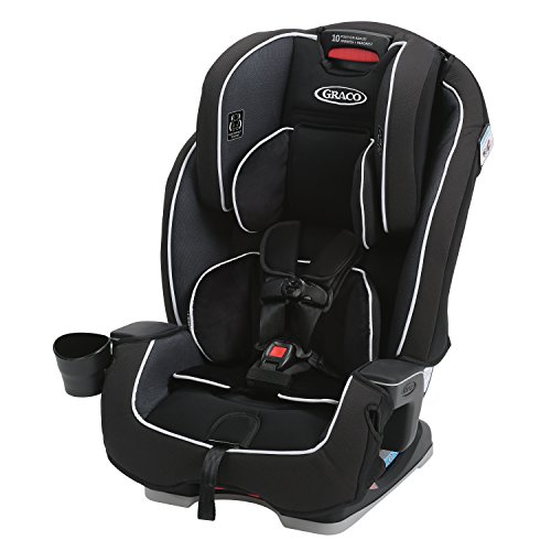 Graco Milestone 3 in 1 Convertible Car Seat | Infant to Toddler Car Seat, Black