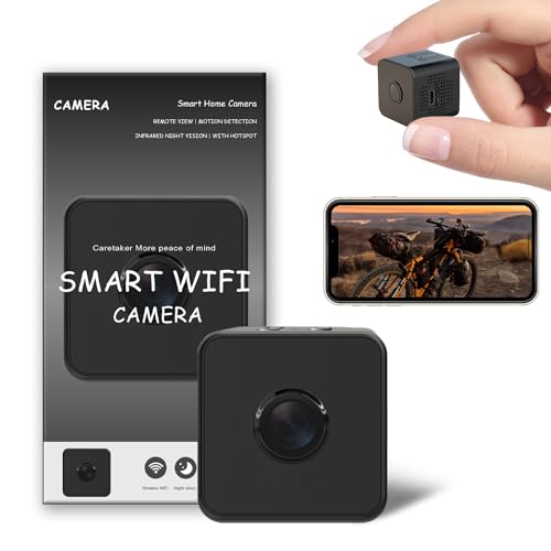 Hidden Camera - Spy Camera - 1080P Indoor Camera - Best Mini Camera - WiFi Wireless Camera - Nanny Camera for Pet/Baby - Live Video Recorder with Night Vision and Full HD Surveillance Camerar (X1)