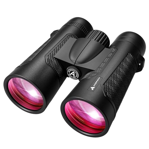 AcePath 15x56 Binoculars for Adults High Powered - Large View Waterproof Binoculars with Clear Low Light Vision - Compact Binocular Essentials for Hunting Camping Cruise Travel Bird Watching Sports