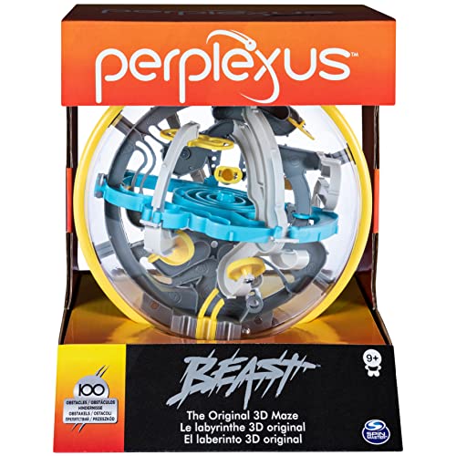 Perplexus, Beast 3D Gravity Maze Game Brain Teaser Fidget Toy Puzzle Ball, for Kids & Adults Ages 9 and up