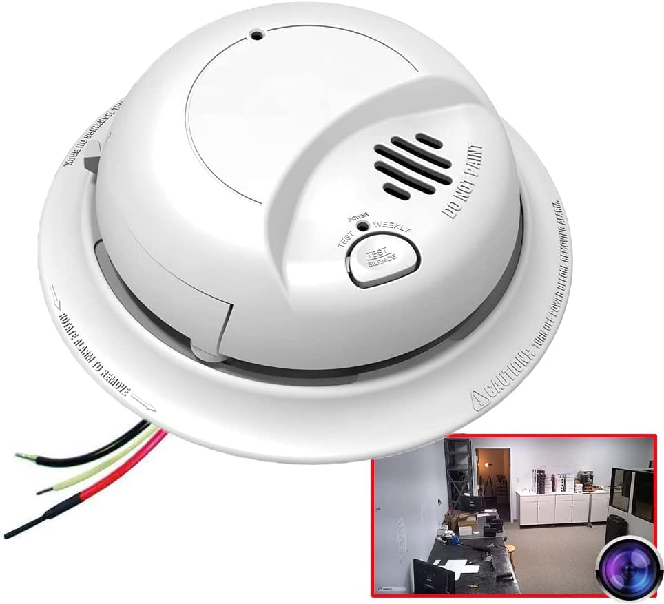 ZEUS CCTV Smart Life TY9120 Wi-Fi Smoke Detector Hidden Spy Camera