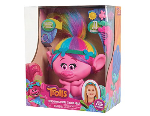 Trolls Just Play Poppy True Colors Styling Head