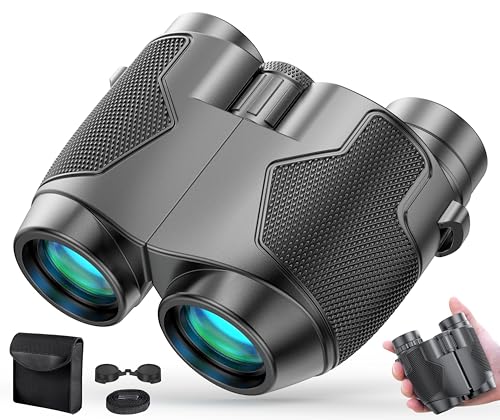 Binoculars 12x50 for Adults and Kids Night Vision Binoculars Compact Binocular Waterproof Binocular Wide Field of View for Bird Watching,Hiking,Hunting,Concert with Carrying Bag
