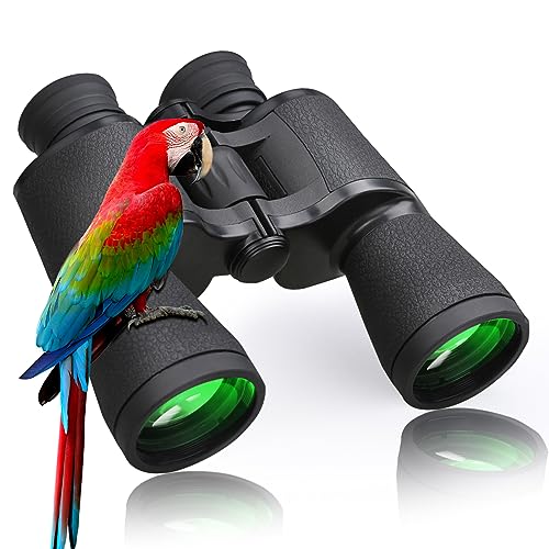 20x50 Powerful Waterproof Compact Birding Binoculars for Adults - Large View File Telescope Binoculars with Clear Low Light Vision for Hunting, Bird Watching, Travel, Hiking, Concert, Sports Watching