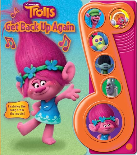 DreamWorks Trolls - Get Back Up Again Little Music Note Sound Book - Play-a-Song - PI Kids