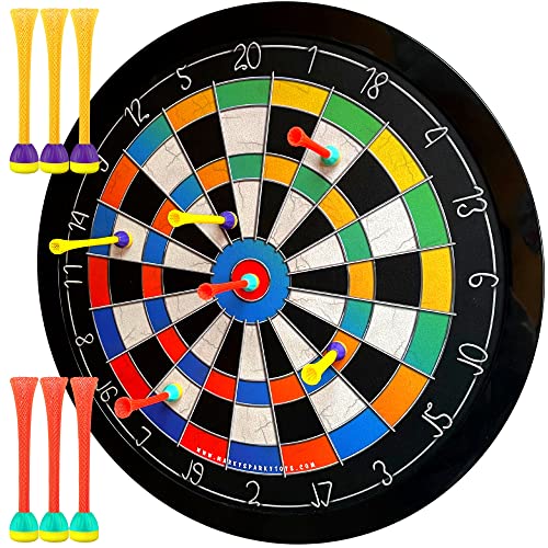 Doinkit Dart Magnetic Dartboards - Large Premium Design - 6 Kid Safe Durable Doinkit Darts - 20+ Fun Indoor Party Game for Kids and Adults