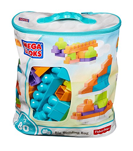 Mega Bloks Big Building Bag, 1 - 5 years, 80 pieces*