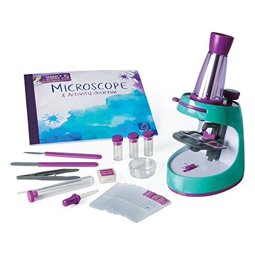 Educational Insights Nancy B's Science Club Microscope and 22-Page Activity Journal, 400x Magnification, Science for Kids*