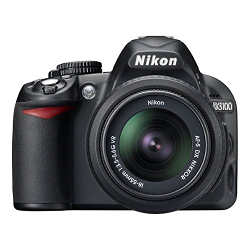 Nikon D3100 14.2MP Digital SLR Camera + NIKKOR AF-S DX 18-55mm f/3.5-5.6 VR Lens - (Black)