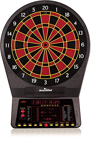 Arachnid Cricket Pro 800 Electronic Dartboard with NylonTough Segments for Improved Durability and Playability and Micro-thin Segment Dividers for ReducedBounce-outs , Black