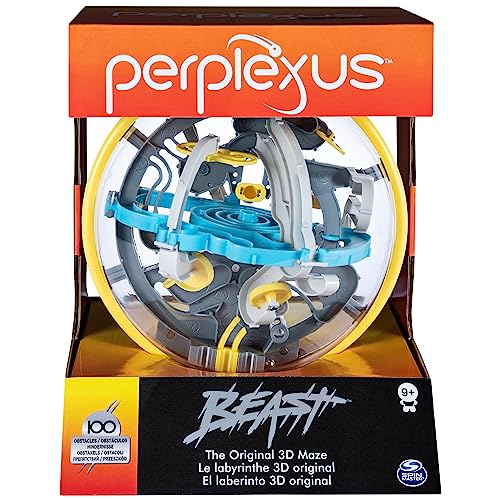 Perplexus Beast 3D Gravity Maze Game Brain Teaser Fidget Toy Puzzle Ball | Anxiety Relief Items | Cool Stuff | Sensory Toys for Kids & Adults Ages 9+