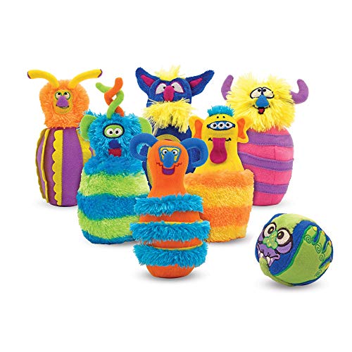 Melissa & Doug Monster Plush 6-Pin Bowling Game With Carrying Case*