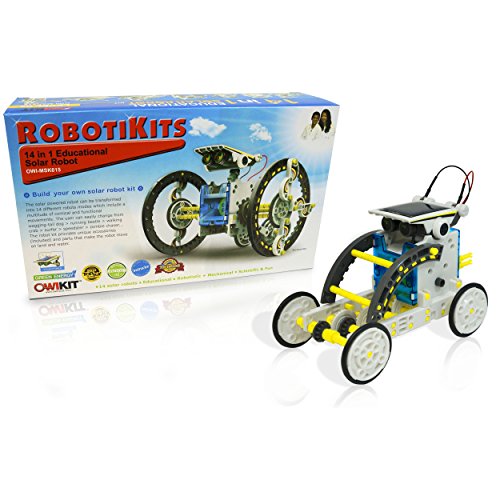 14-in-1 Educational Solar Robot | Build-Your-Own Robot Kit | Powered by the Sun