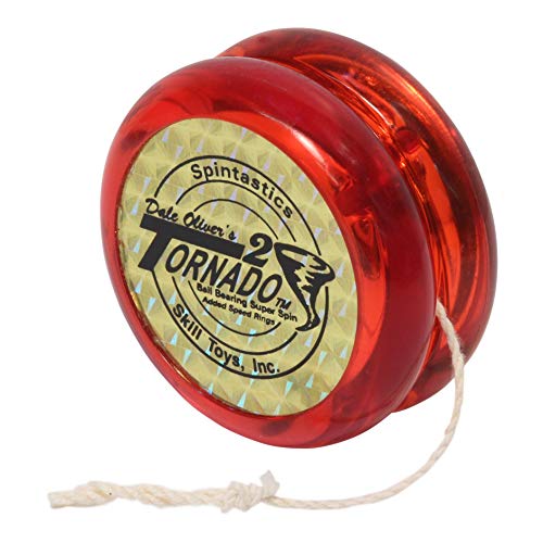 Spintastics Tornado - Looping Yo-Yo, Classic Shape, Ball-Bearing Axle, Designed by World Yo-Yo Champion, (Red)