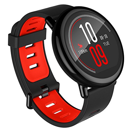 Amazfit A1612B PACE GPS Running Smartwatch, Black Band - 5 Days Battery Life