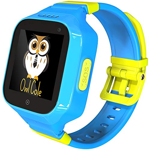 3G GPS Tracker Best Waterproof Wrist Smart Phone Watch for Kids with Sim Slot Camera Anti Lost Fitness Tracker Birthday Holiday for Children Boys iPhone Android Smartphone