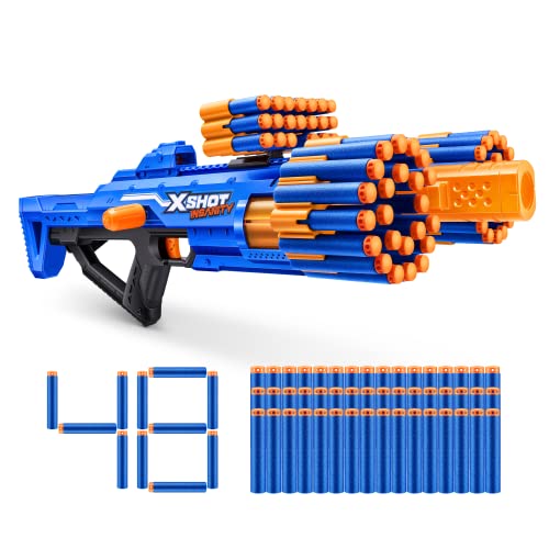 XSHOT Insanity Bezerko by ZURU - 48 Dart Outdoor Toy with Air Pocket Technology and Storage for Boys, Girls, Teens and Adults
