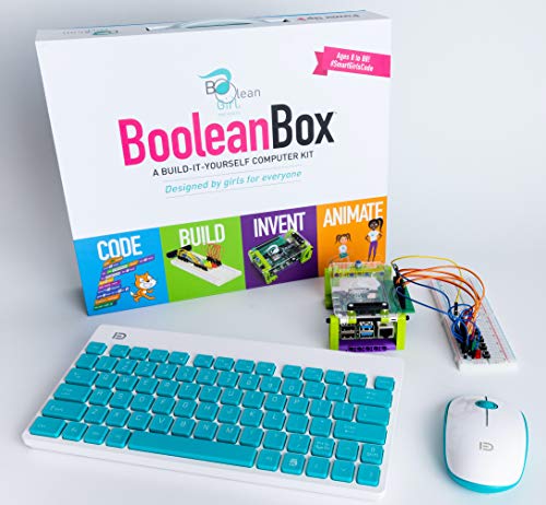 Boolean Box Build a Computer Science Kit for Kids | Includes Electronics, Coding, Animation and Lessons in Scratch, Python | Ages 8 and Up