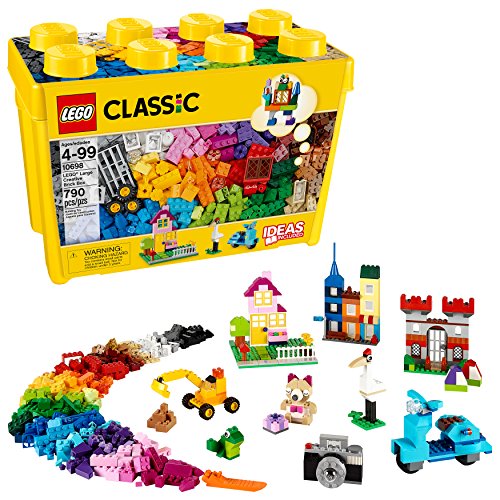 LEGO Classic Large Creative Brick Box 10698 Building Toy Set for Kids, Boys, and Girls Ages 4-99 (790 Pieces)